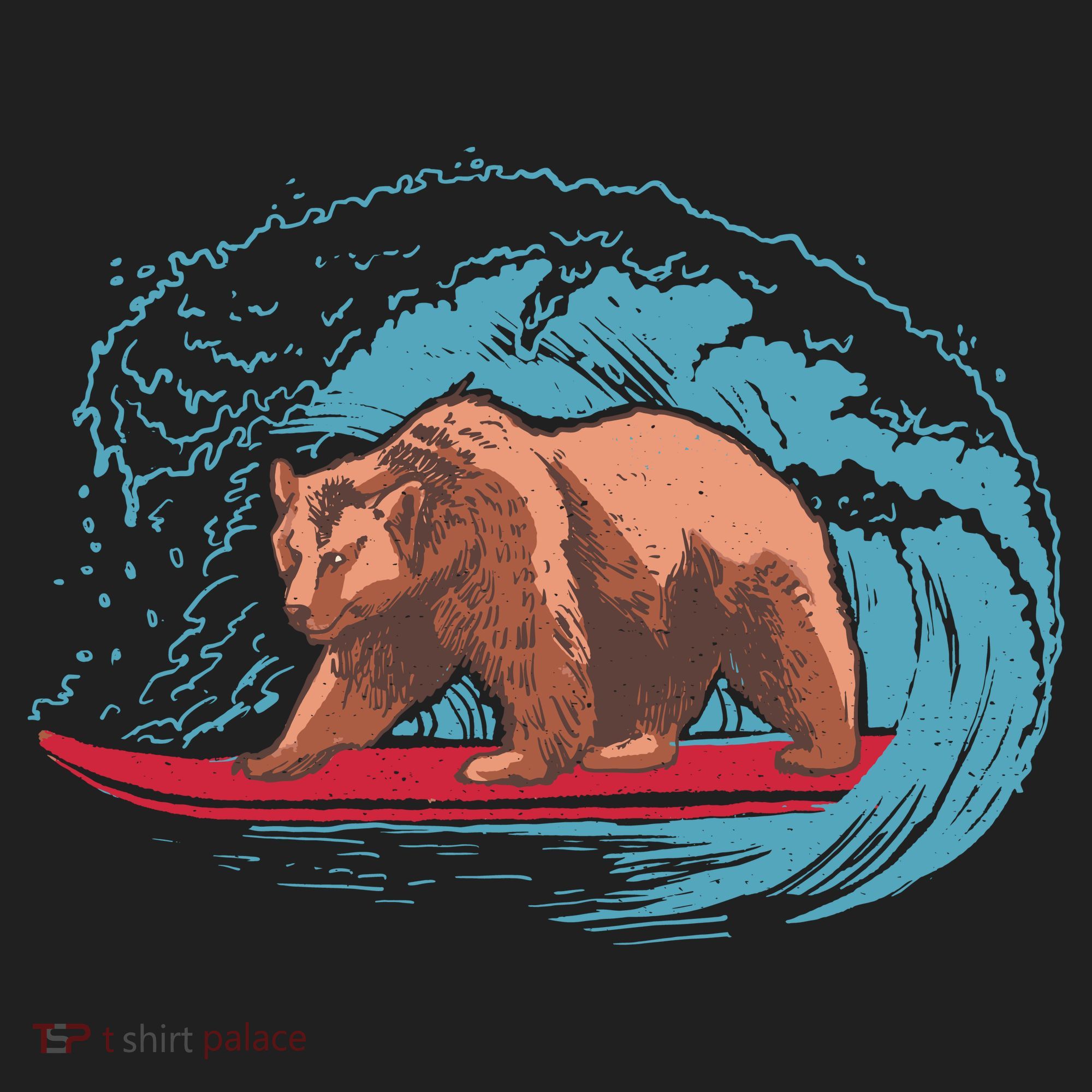 Surfing Bear Beanie