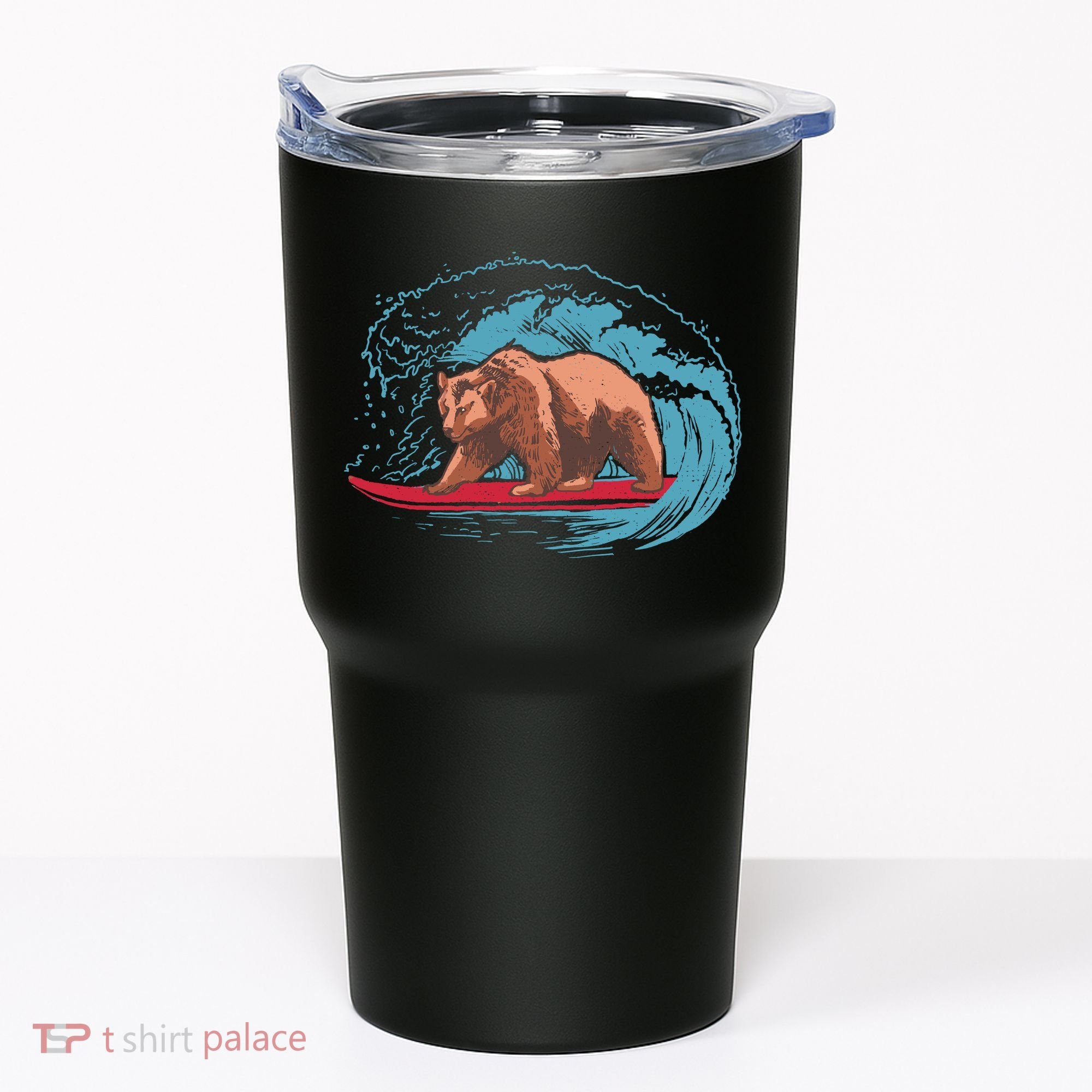 Surfing Bear Tumbler
