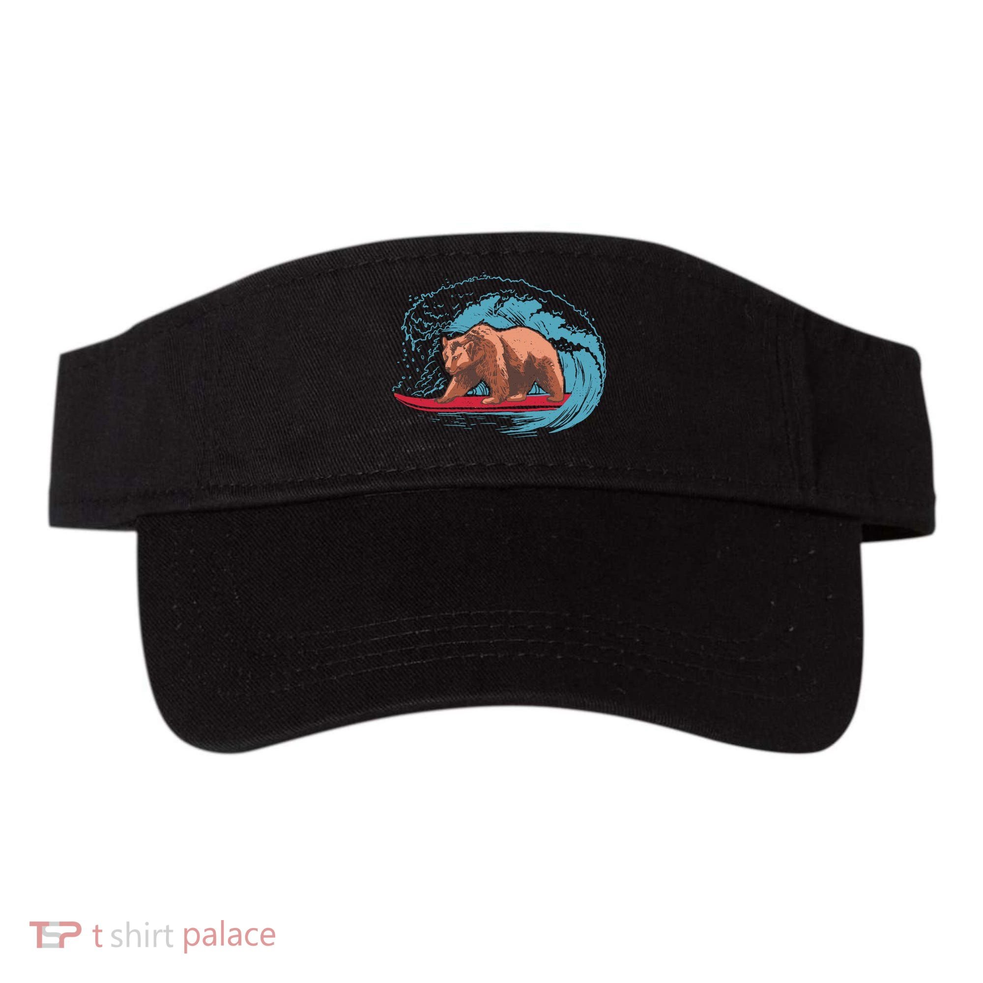 Surfing Bear Visor