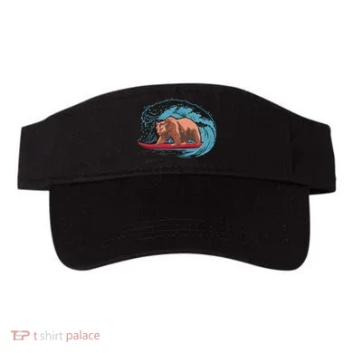 Surfing Bear Visor