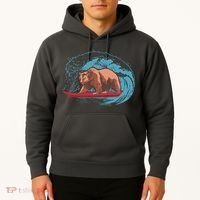 Surfing Bear Hoodie thumb 2