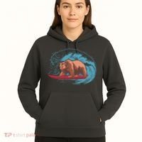 Surfing Bear Hoodie thumb 5