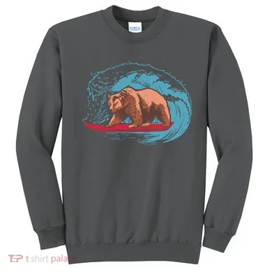 Surfing Bear Sweatshirt