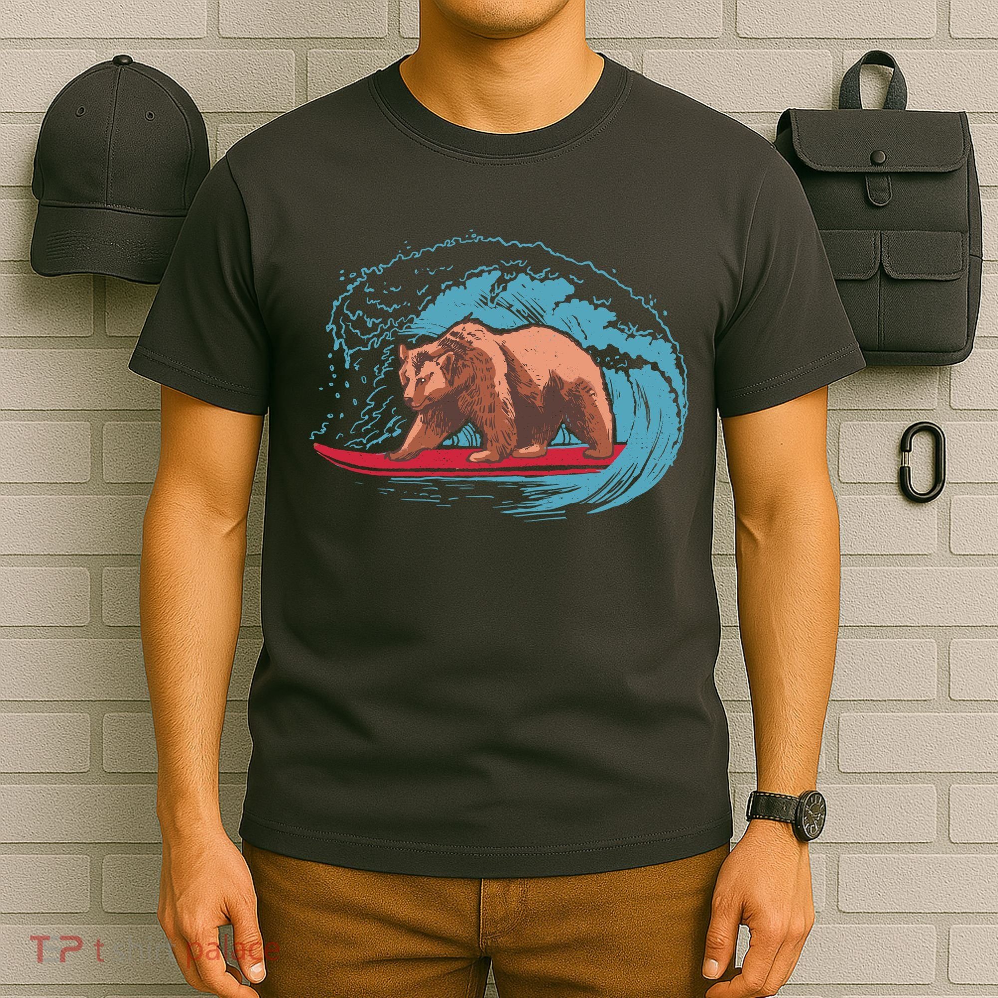 Surfing Bear T-Shirt