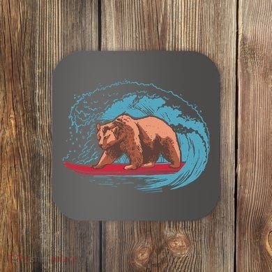 Surfing Bear Coaster