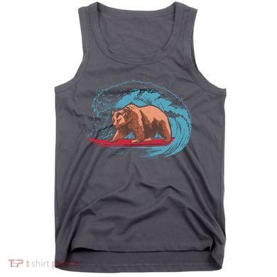 Surfing Bear Tank Top