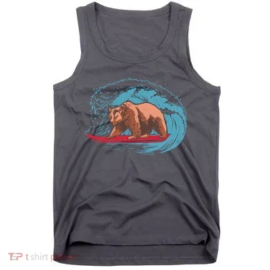 Surfing Bear Tank Top