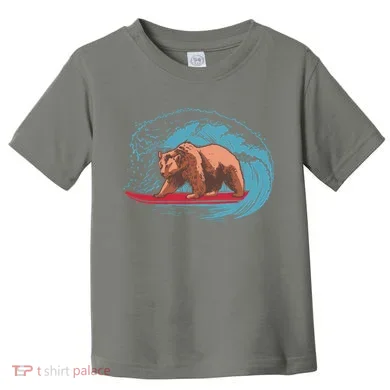 Surfing Bear Toddler T-Shirt