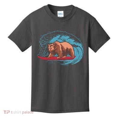 Surfing Bear Kids T-Shirt