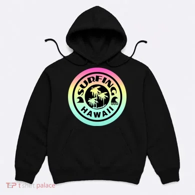 Surfing Hawaii Logo Hoodie
