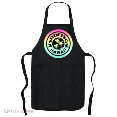 Surfing Hawaii Logo Apron