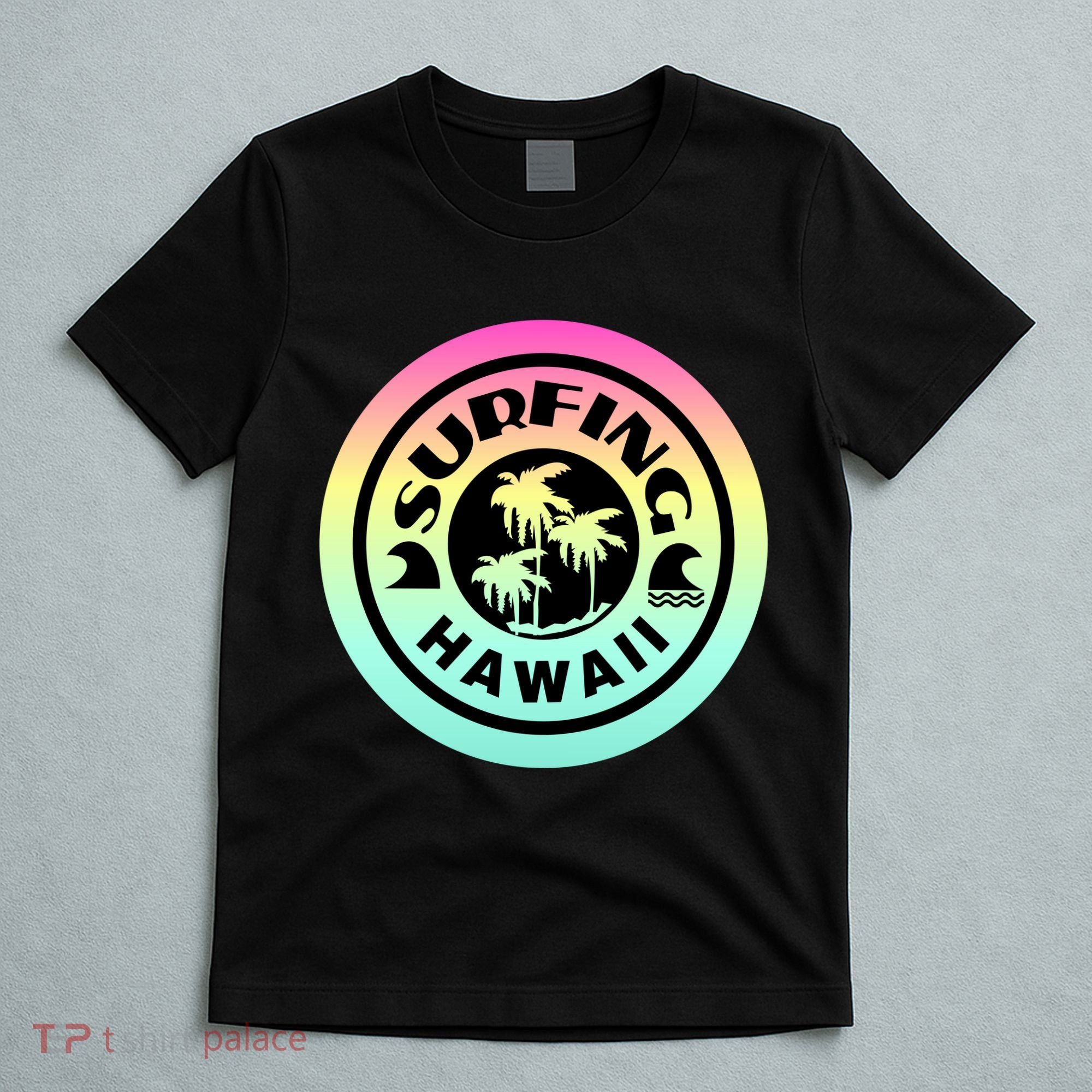 Surfing Hawaii Logo T-Shirt