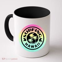 Surfing Hawaii Logo Coffee Mug thumb 0