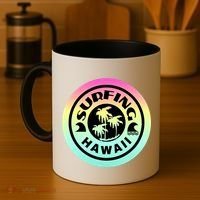Surfing Hawaii Logo Coffee Mug thumb 4