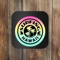Surfing Hawaii Logo Coaster thumb 0