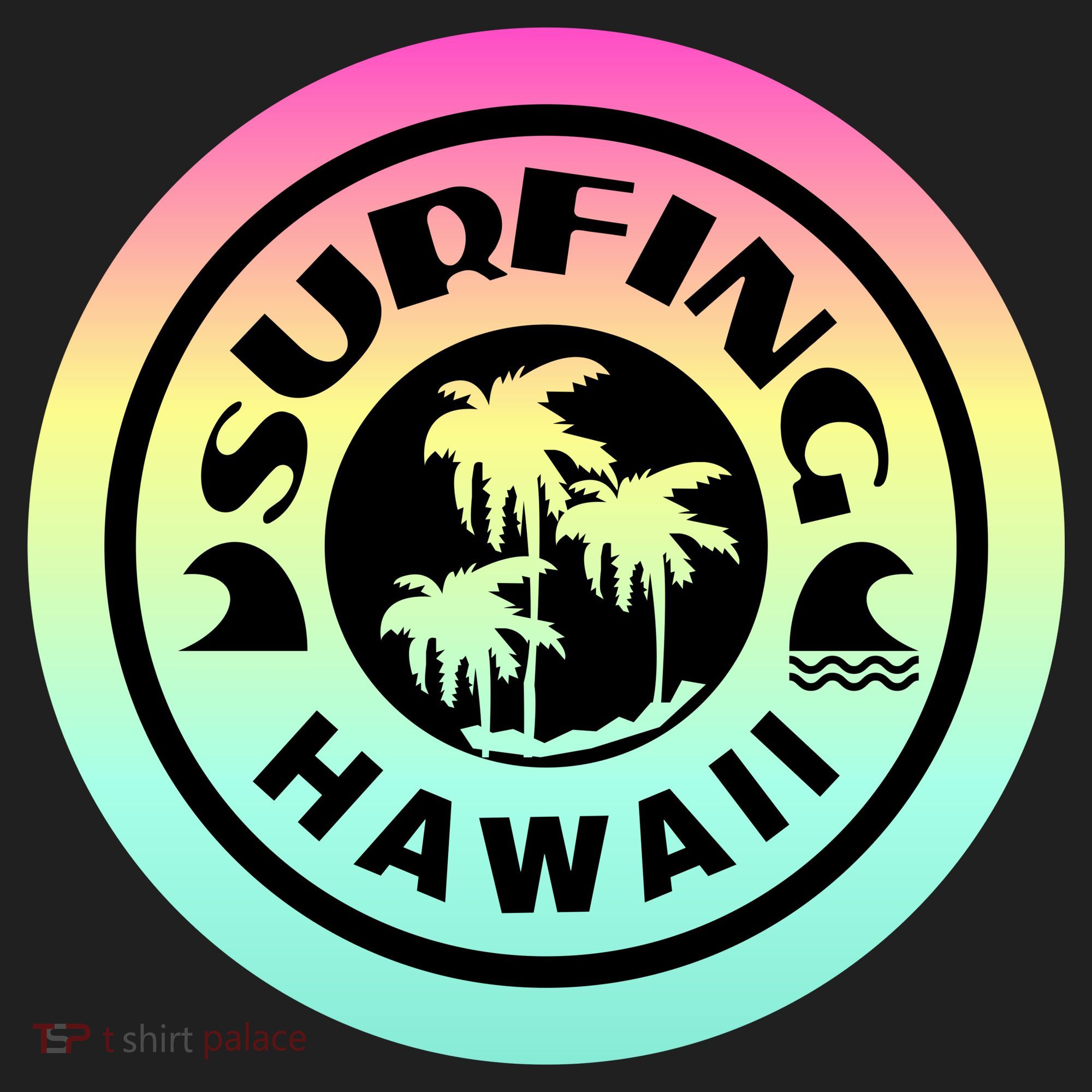 Surfing Hawaii Logo Tumbler