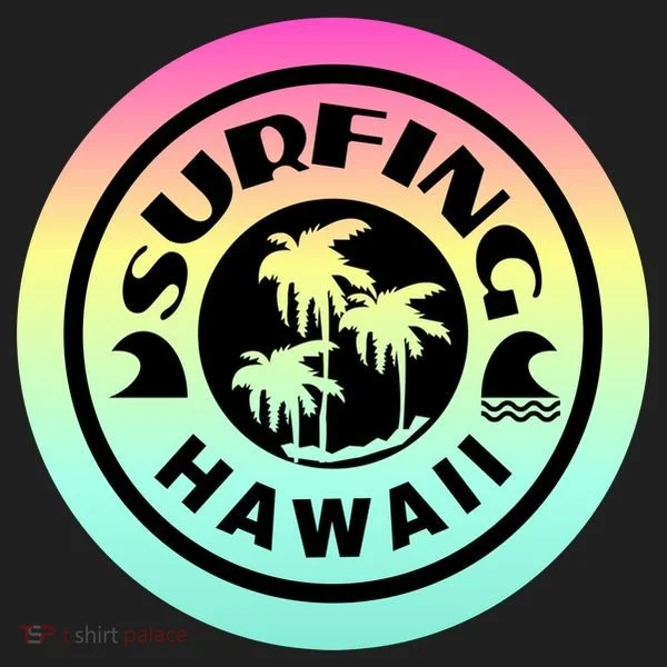 Surfing Hawaii Logo Tumbler