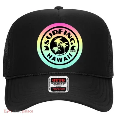Surfing Hawaii Logo Hat