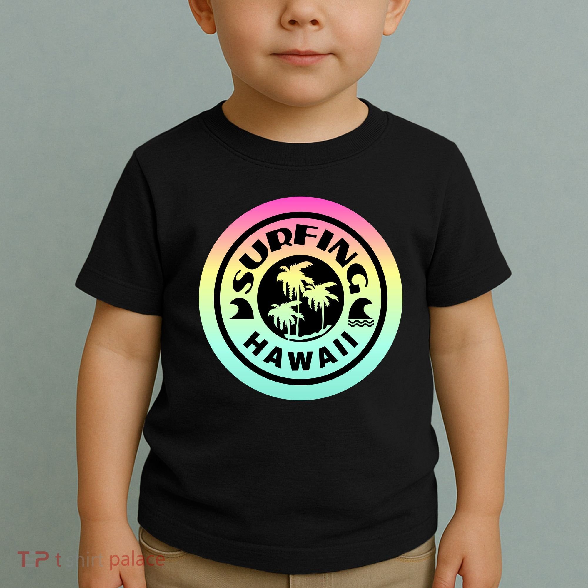 Surfing Hawaii Logo Toddler T-Shirt