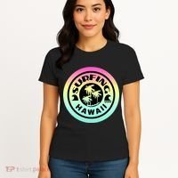 Surfing Hawaii Logo Women's T-Shirt thumb 4