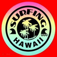 Surfing Hawaii Logo Santa Hat thumb 1