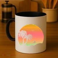 Surfing Into The Sunset Coffee Mug thumb 4