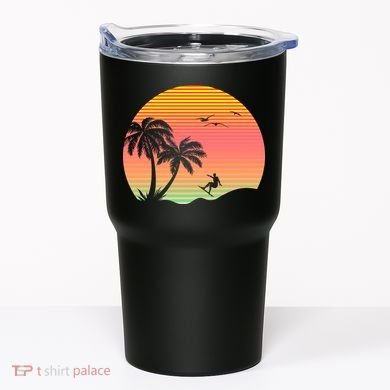 Surfing Into The Sunset Tumbler