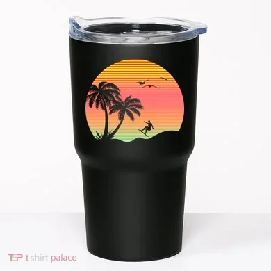 Surfing Into The Sunset Tumbler