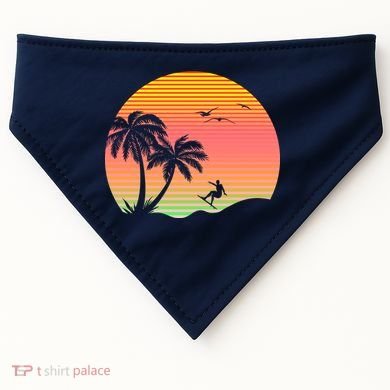 Surfing Into The Sunset USA-Made Doggie Bandana
