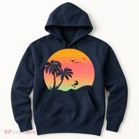 Surfing Into The Sunset Hoodie thumb 0
