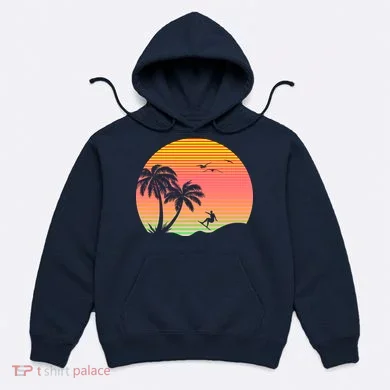 Surfing Into The Sunset Hoodie
