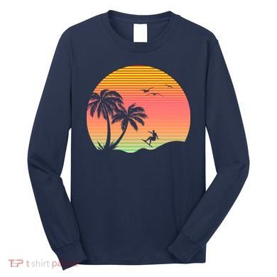 Surfing Into The Sunset Long Sleeve Shirt