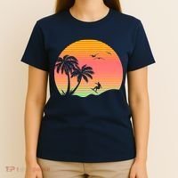 Surfing Into The Sunset T-Shirt thumb 4