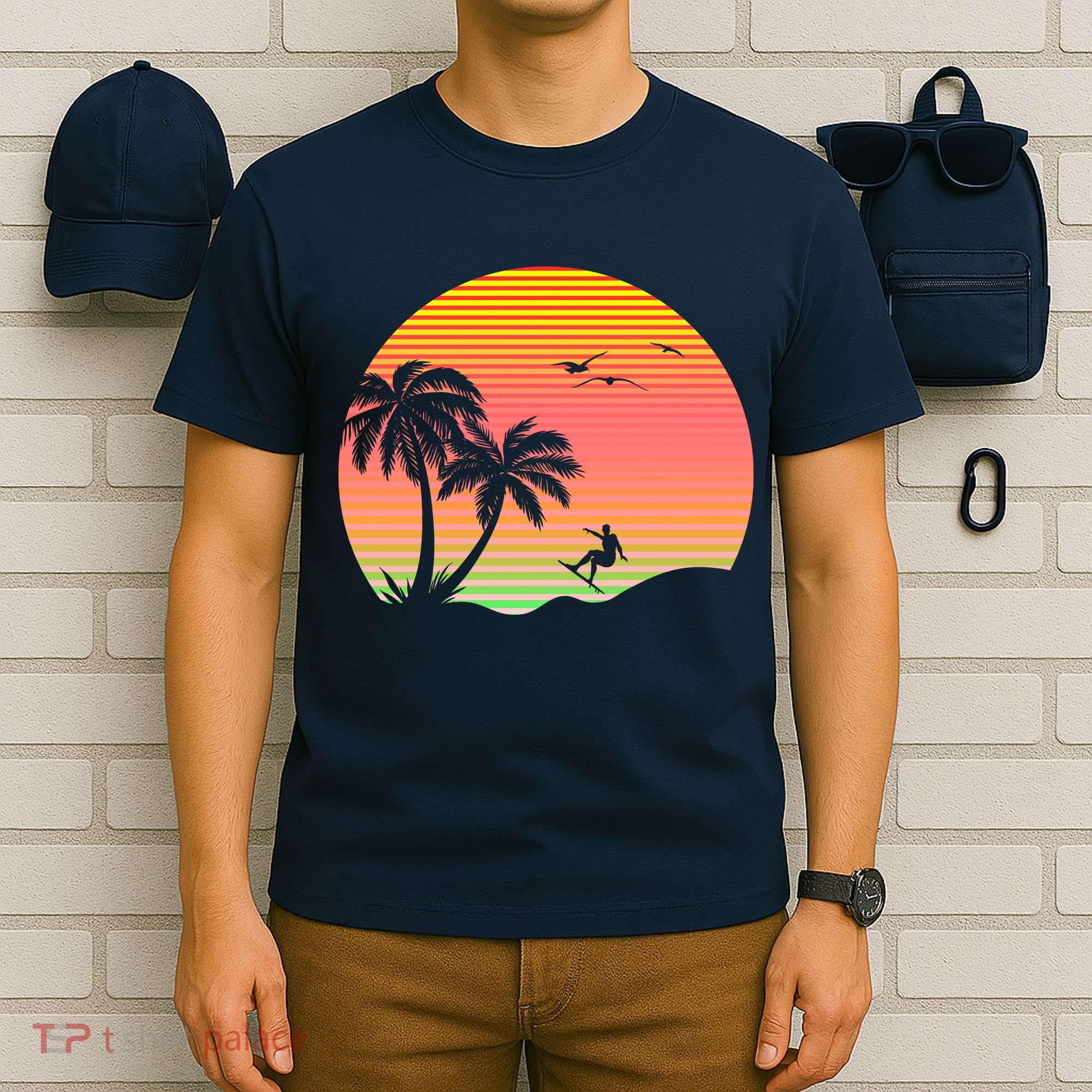 Surfing Into The Sunset T-Shirt