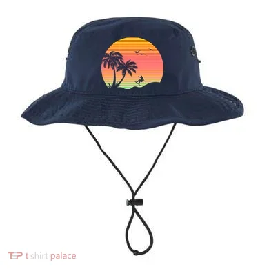 Surfing Into The Sunset Bucket Hat