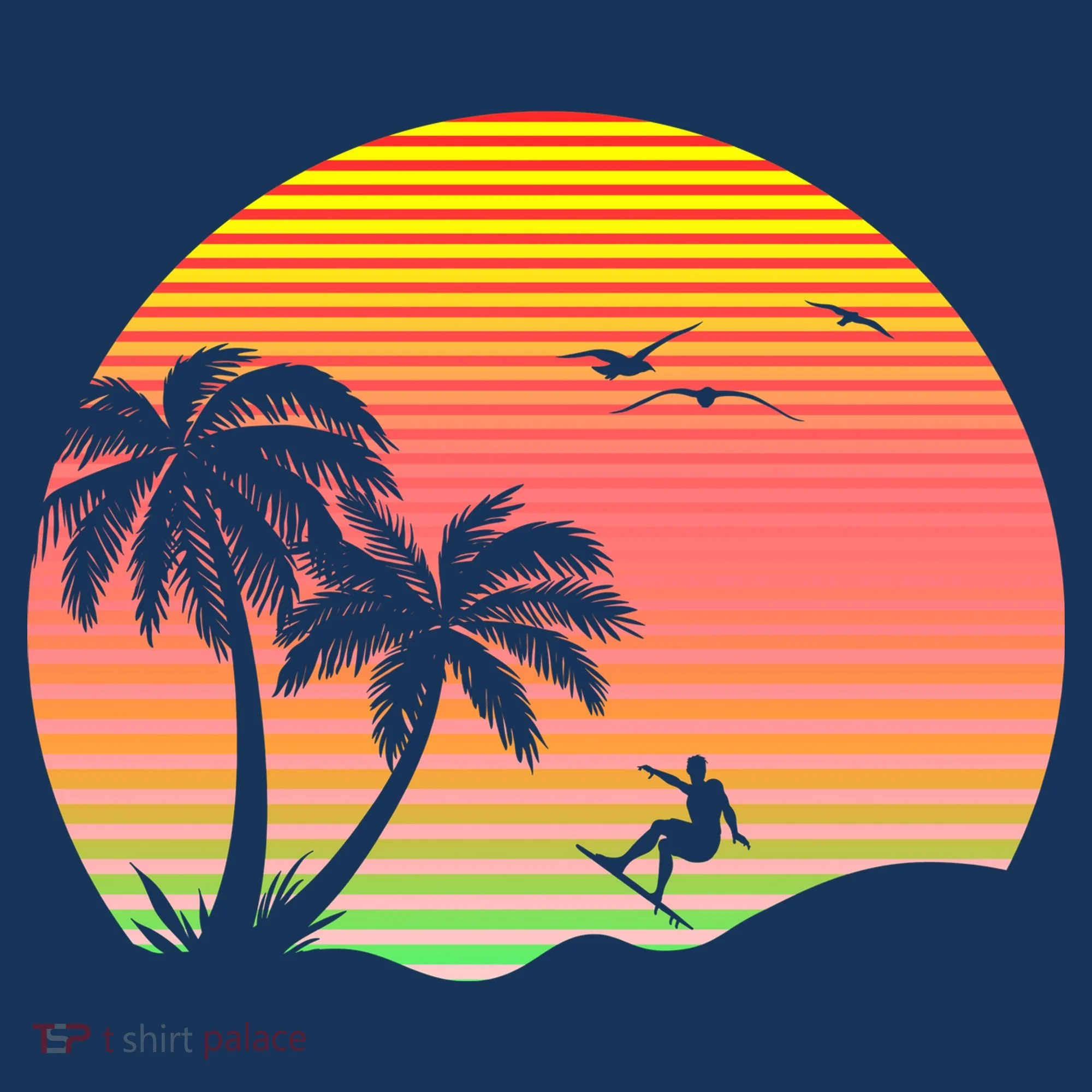 Surfing Into The Sunset Bucket Hat