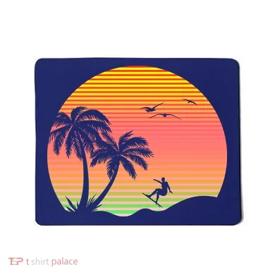 Surfing Into The Sunset Mousepad