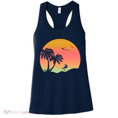 Surfing Into The Sunset Women's Tank Top