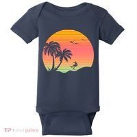 Surfing Into The Sunset Baby Bodysuit thumb 0