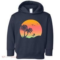 Surfing Into The Sunset Toddler Hoodie thumb 0