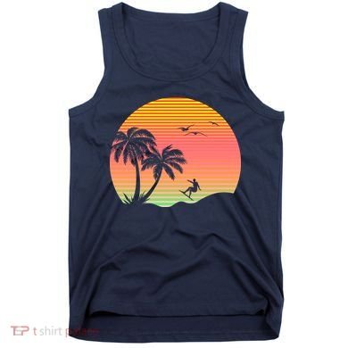 Surfing Into The Sunset Tank Top