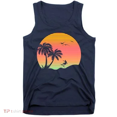 Surfing Into The Sunset Tank Top
