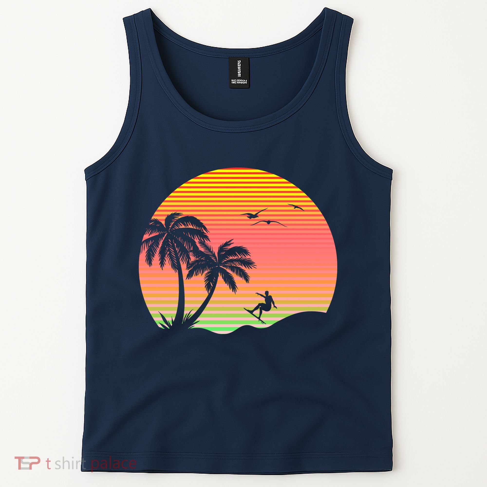 Surfing Into The Sunset Tank Top