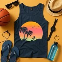Surfing Into The Sunset Tank Top thumb 4