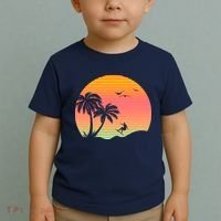 Surfing Into The Sunset Toddler T-Shirt thumb 2