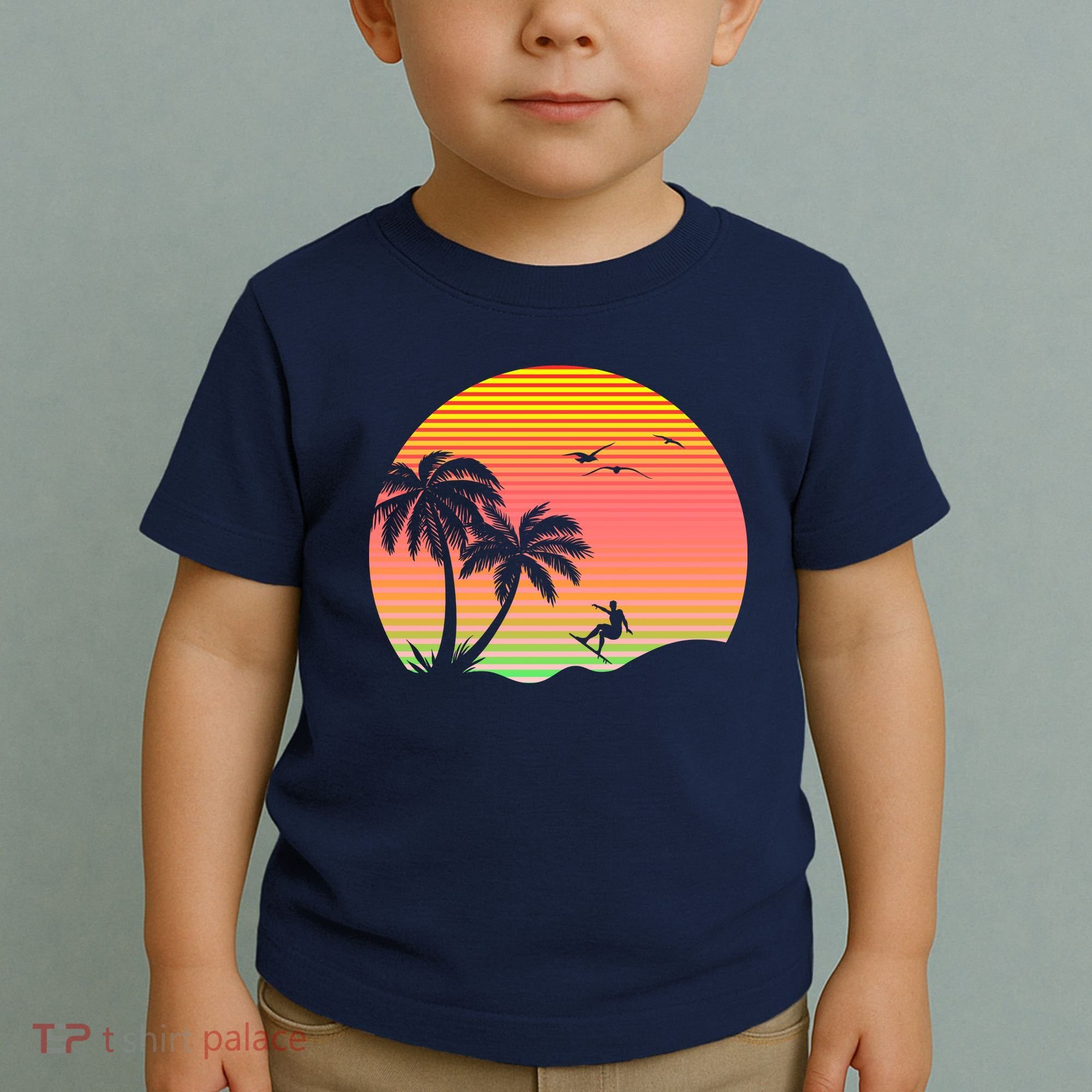 Surfing Into The Sunset Toddler T-Shirt