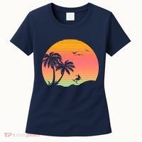 Surfing Into The Sunset Women's T-Shirt thumb 0