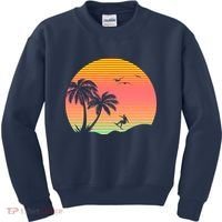 Surfing Into The Sunset Kids Sweatshirt thumb 0