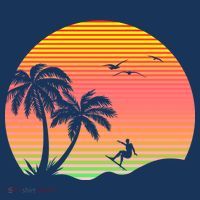 Surfing Into The Sunset Kids Long Sleeve Shirt thumb 2