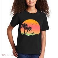 Surfing Into The Sunset Kids T-Shirt thumb 2